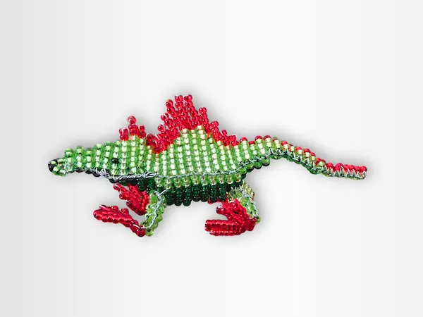dragon Doudou en perles de rocailles