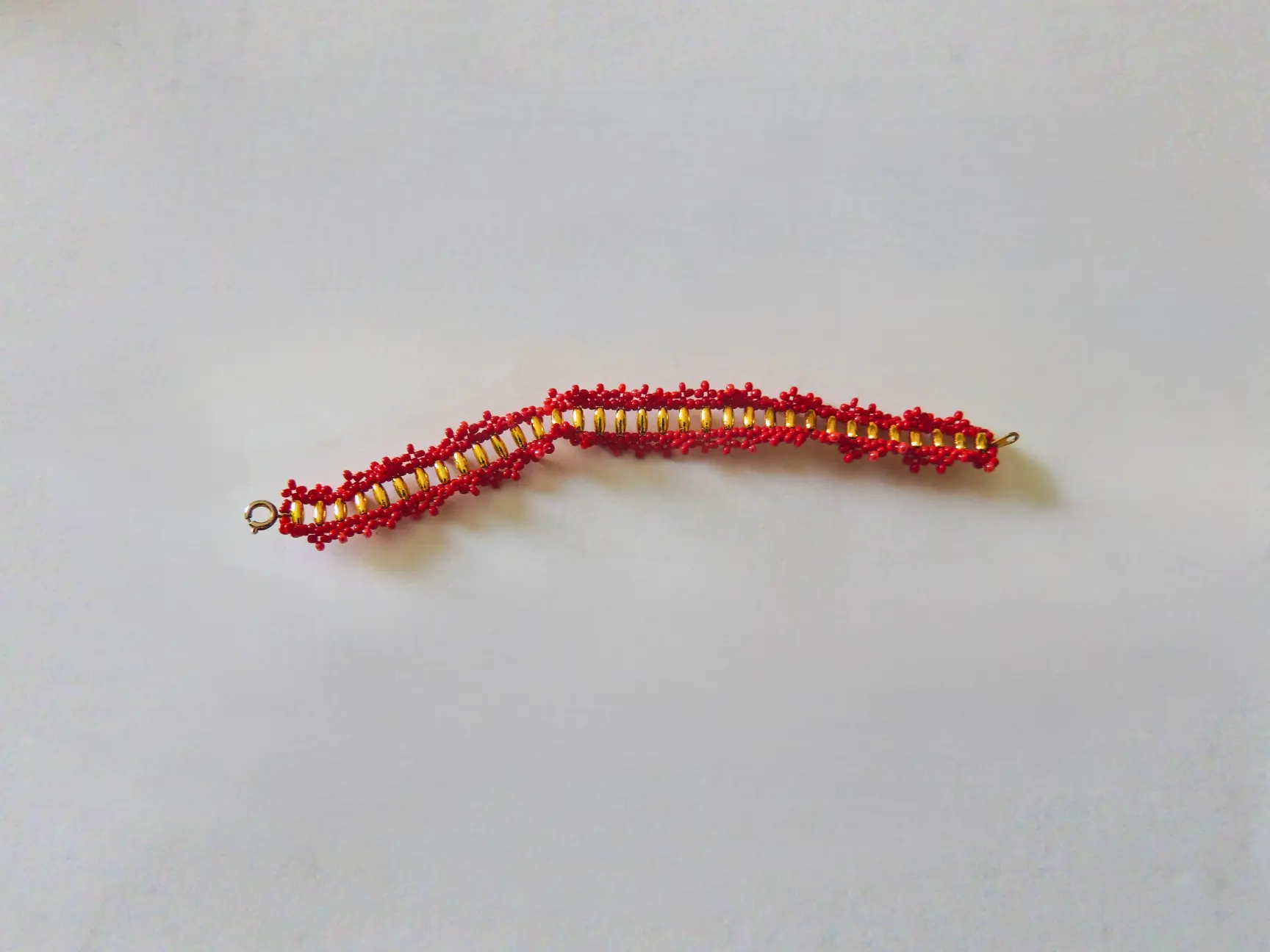 Bracelet Frange – version rouge
