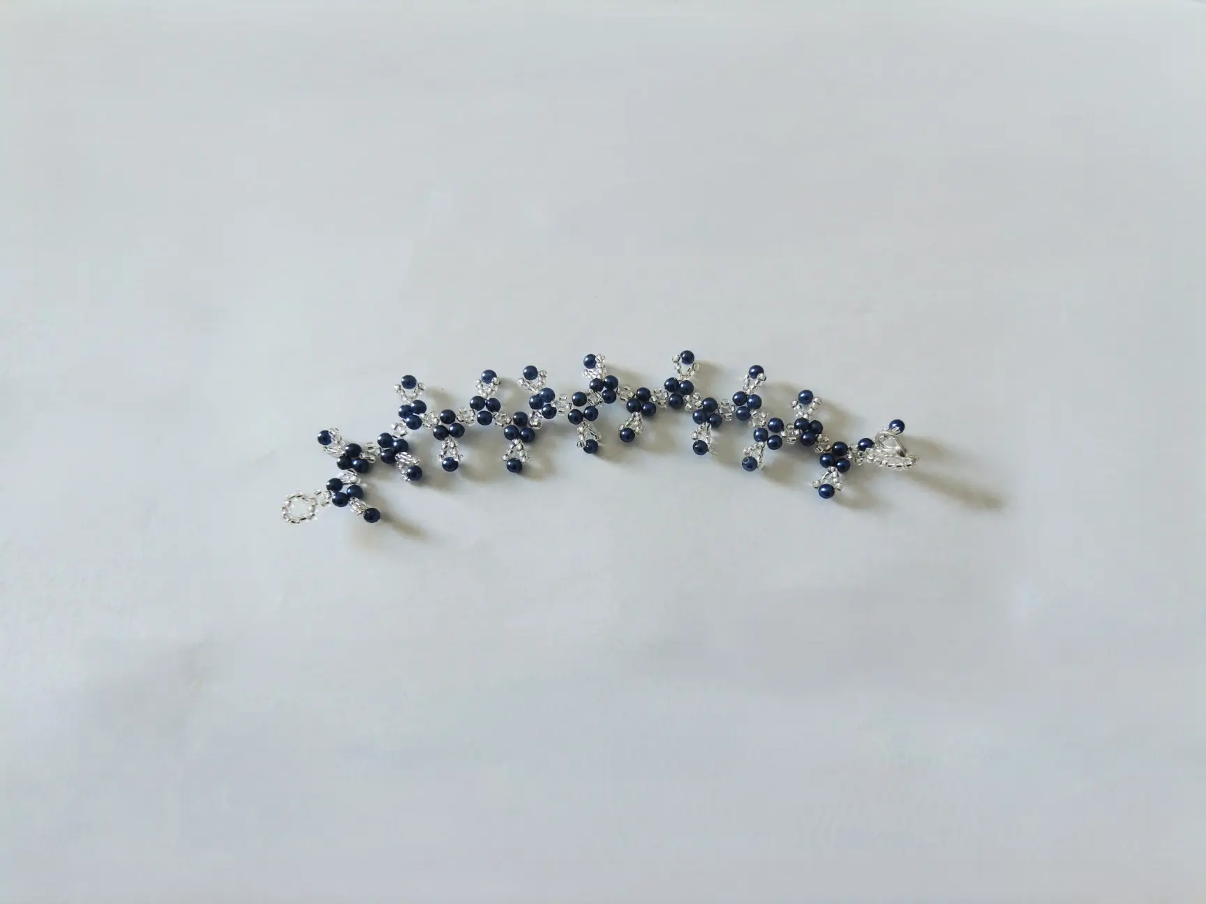 Bracelet Galatéa bleu et argent