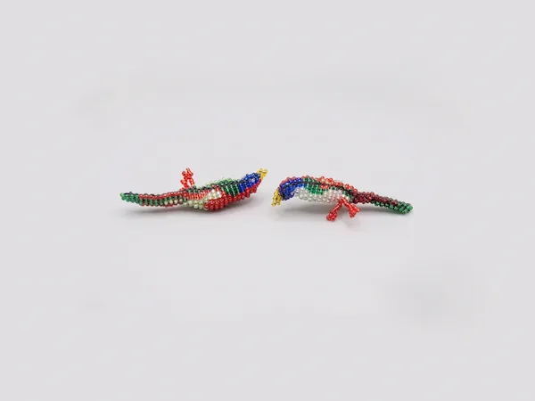 perroquet en perles de rocailles